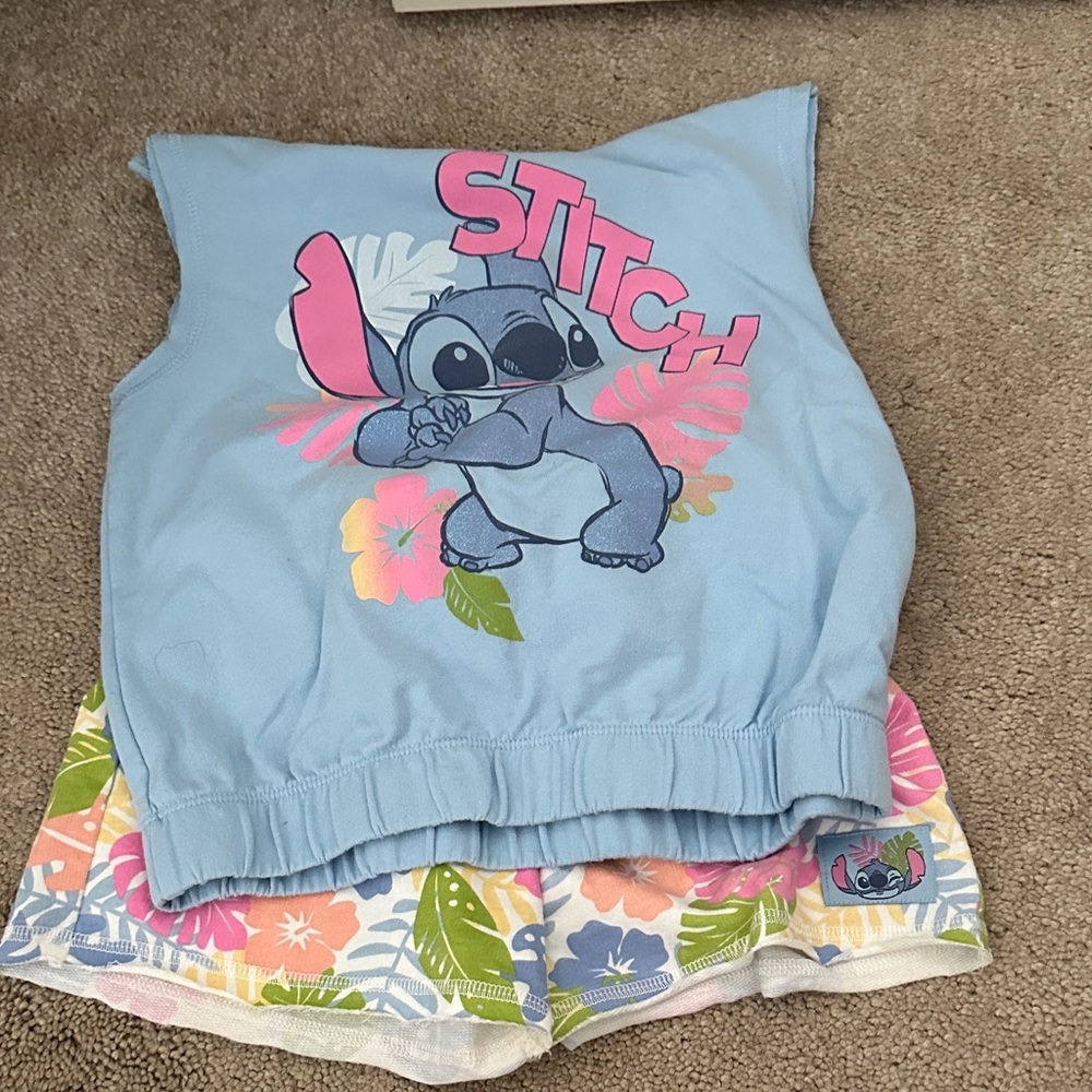 Disney Stitch Light Blue Apparel